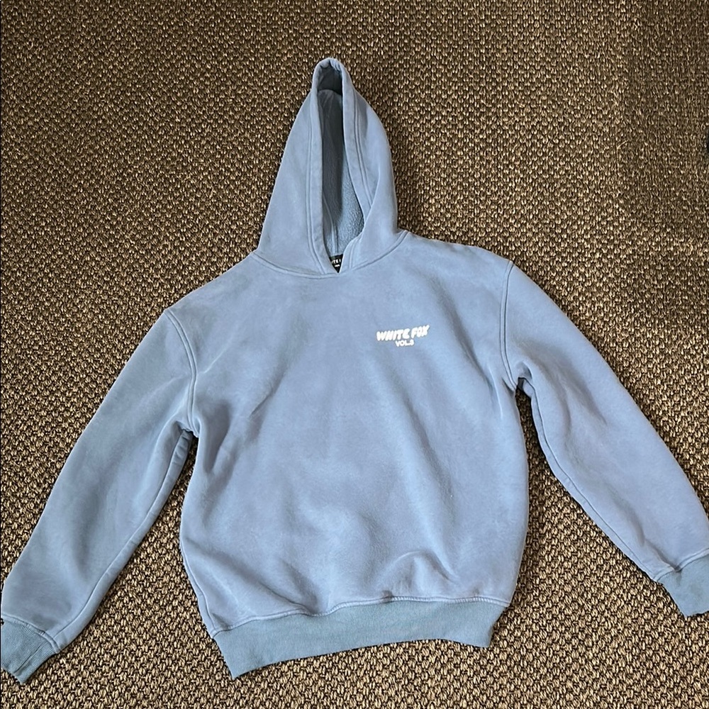 White Fox Boutique Blue Pullover Hoodie